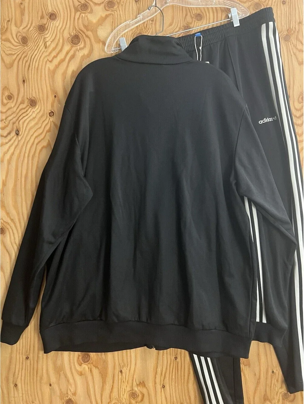 Adidas Classic BB Beckenbauer TrackSuit Set Mens 2XL Jacket & Pants Black